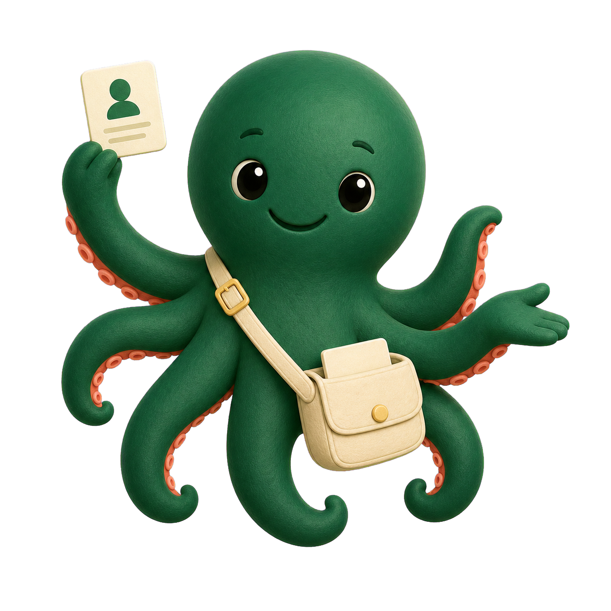 RoleOctopus, a friendly octopus character